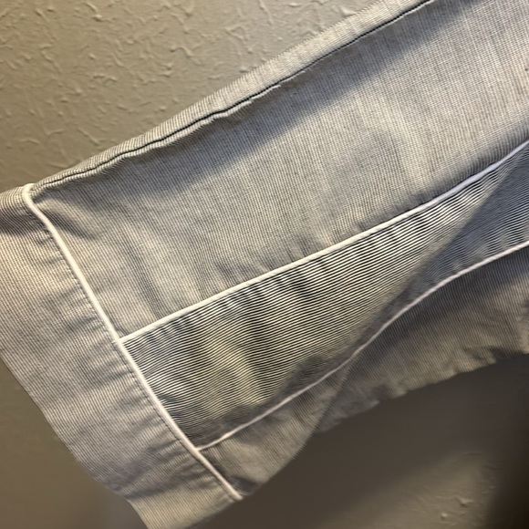 Pierre Cardin Striped Long Belted Pocket Bath Robe Sleepwear Men’s One Size - Picture 4 of 7